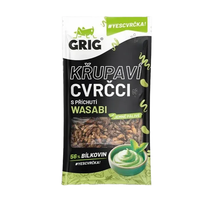 Grig Křupaví cvrčci wasabi 13 g